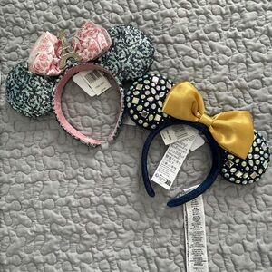 NWT Two pairs Disney Parks Minnie ears